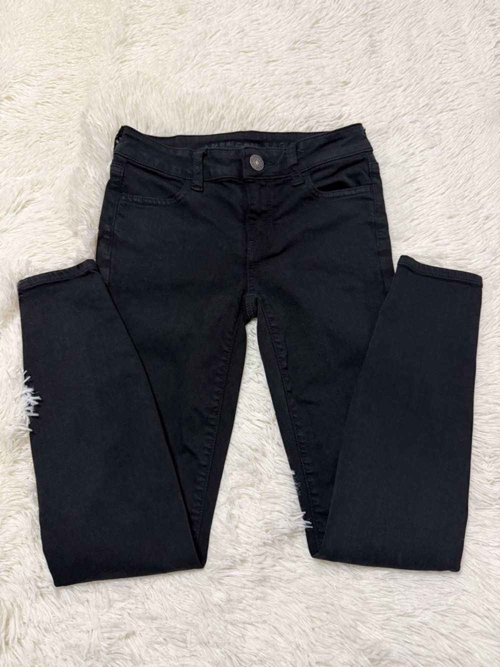 American Eagle Outfitters Black Women’s Skinny Jeans - Picture 4 of 6